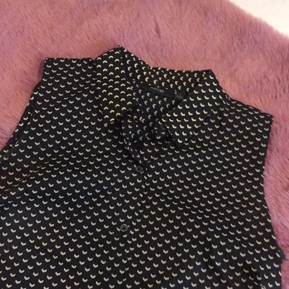 Black/Gold Blouse